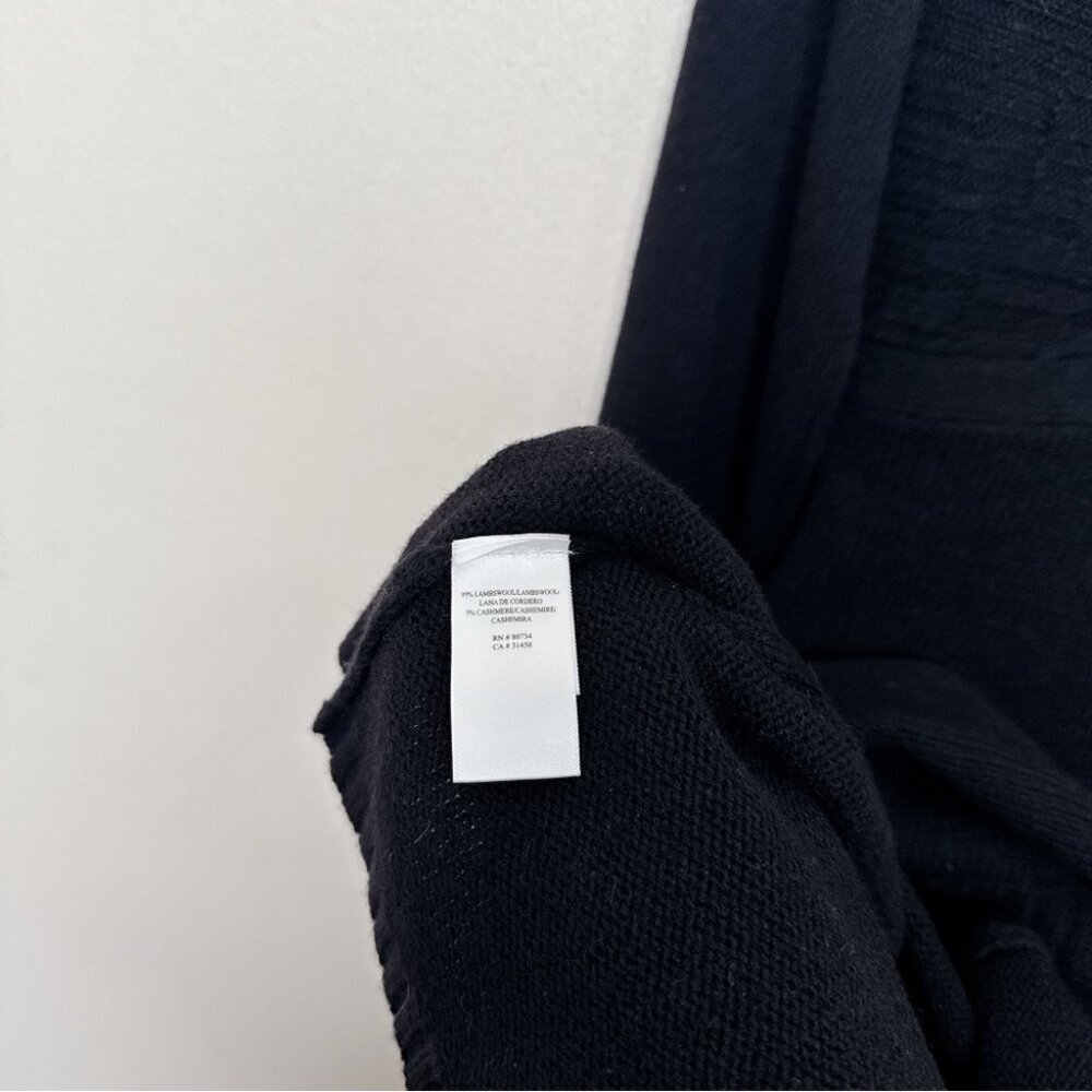 BCBGMAXAZRIA Womens Small Crew Neck Long Sleeve Cashmere Sweater Dress - Picture 11 of 14